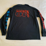 Obituary "cause of death" long sleeve XL