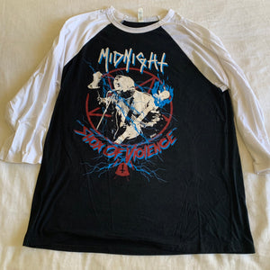 Midnight "shox of violence" 2017 tour shirt XL