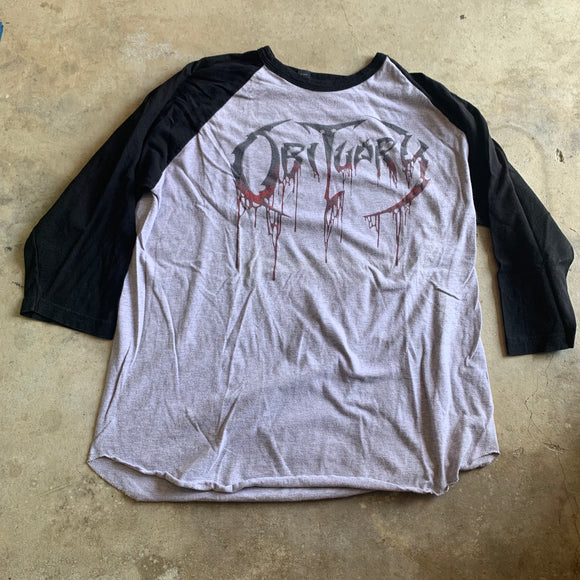 Obituary 2016 tour baseball size XL