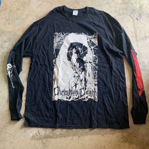 Christian Death black long sleeve size XL