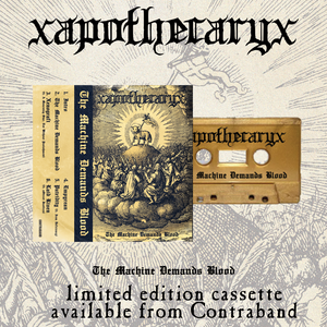 XapothecaryX "The Machine Demands Blood" gold tape pre-order