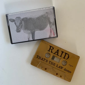 Raid "that's the law" demo gold tape /25
