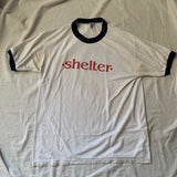 Shelter ringer tee size L